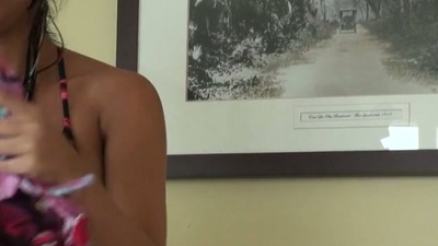 Two sexy girlfriends obtain get under one's drone of using